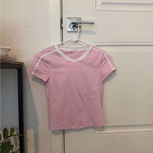 Hollister Gilly Hicks Active Baby Tee Pink